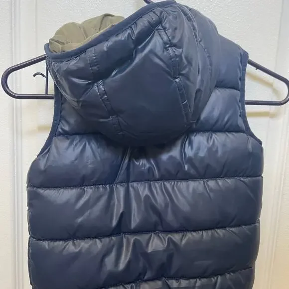 Mayoral little boys Puffer Vest reversible Sz 2 navy